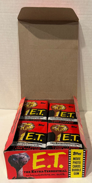 1982 Topps ET E.T. The Extra-Terrestrial Vintage FULL 36 Pack Trading Card Box - TvMovieCards.com