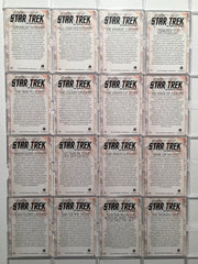 Star Trek TOS Portfolio Prints 2014 Complete (80) Trading Base Card Set - TvMovieCards.com