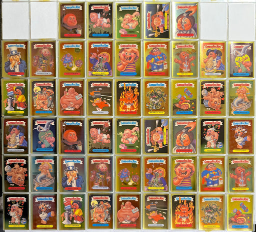 2003 Garbage Pail Kids GPK All New 2nd Series 50 Gold Foil Sticker Card Set   - TvMovieCards.com