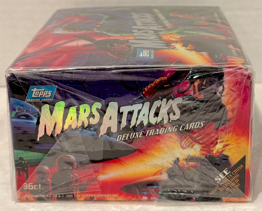 1994 Mars Attacks Deluxe Vintage Trading Card Box 36 Packs Topps Factory Sealed - TvMovieCards.com