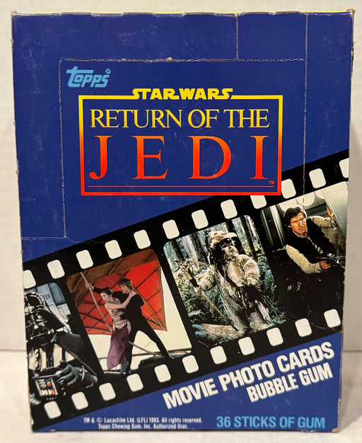 1983 Topps Star Wars Return of the Jedi FULL 36 Pack Trading Card Wax Box Nice - TvMovieCards.com