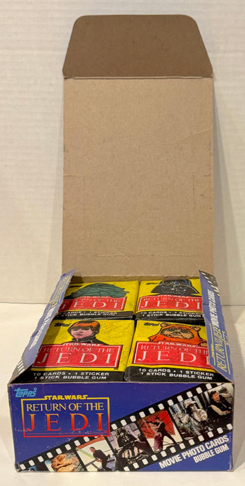 1983 Topps Star Wars Return of the Jedi FULL 36 Pack Trading Card Wax Box Nice - TvMovieCards.com