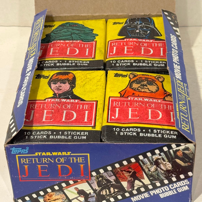 1983 Topps Star Wars Return of the Jedi FULL 36 Pack Trading Card Wax Box Nice - TvMovieCards.com