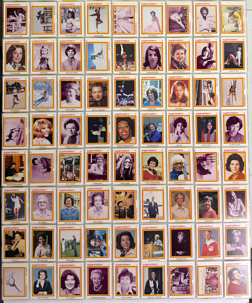 1979 Supersisters Vintage Complete Trading Card Set 72/72 Cards NM   - TvMovieCards.com