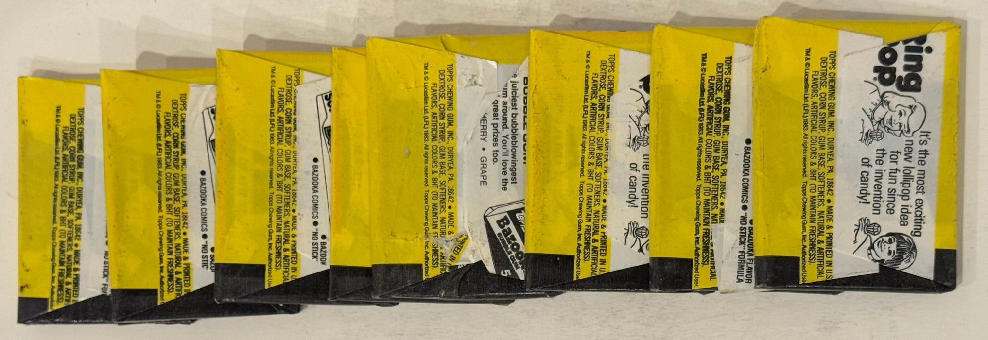 1983 Topps Star Wars Return of the Jedi FULL 36 Pack Trading Card Wax Box Nice - TvMovieCards.com