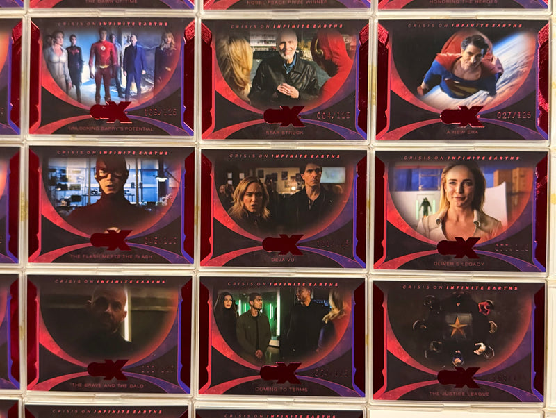 2022 CZX Crisis on Infinite Earths Red Parallel Trading Card Set #1-50
