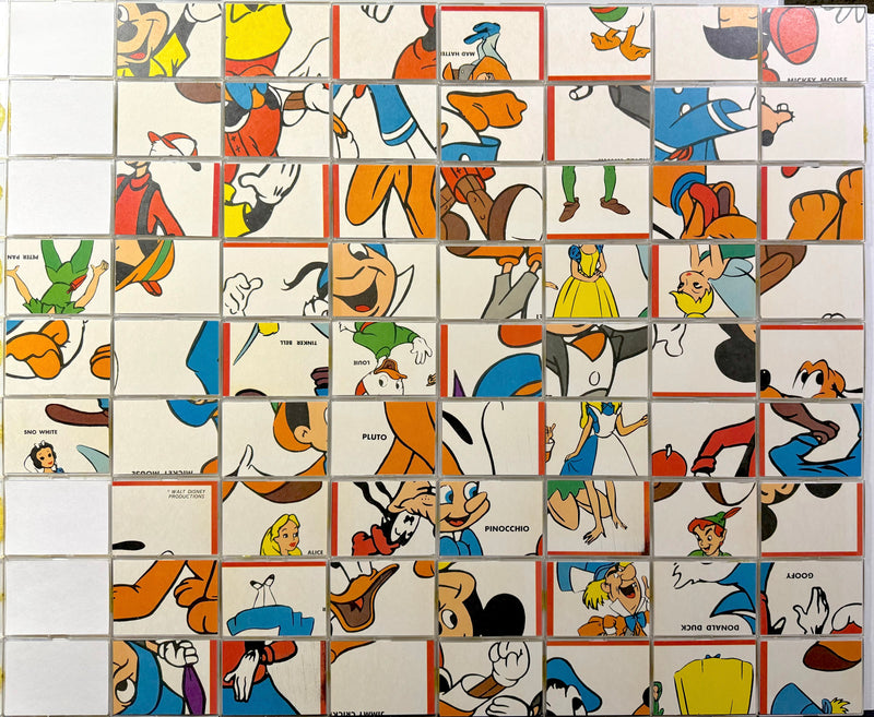 Disneyland Puzzle Back Card Set 66 Cards Donruss 1965 Vintage Disney   - TvMovieCards.com