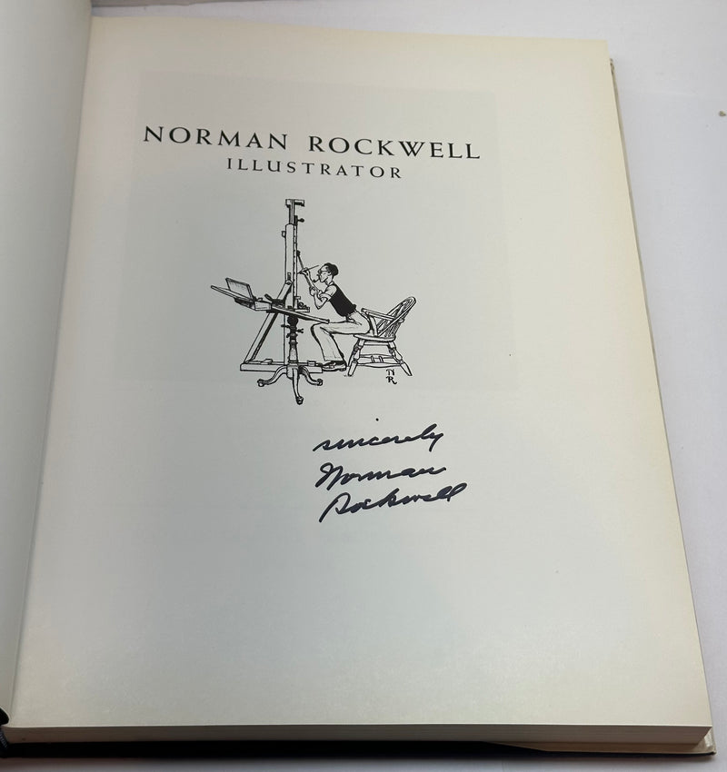 HAND SIGNED "Norman Rockwell Illustrator" by Arthur L. Guptill Autographed   - TvMovieCards.com