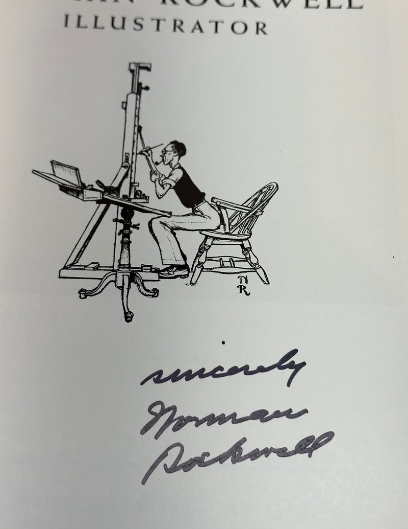 HAND SIGNED "Norman Rockwell Illustrator" by Arthur L. Guptill Autographed   - TvMovieCards.com