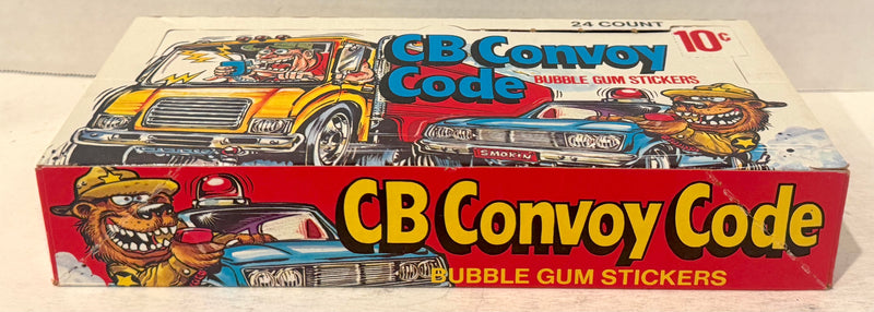 1978 CB Convoy Code Sticker Trading Card Wax Box Full 24 Packs Donruss - TvMovieCards.com