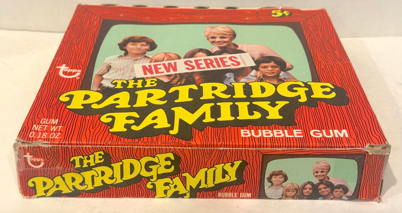 1971 The Partridge Family New Series Vintage Trading Card Wax Box Full 48 Packs - TvMovieCards.com