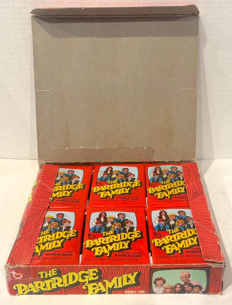 1971 The Partridge Family New Series Vintage Trading Card Wax Box Full 48 Packs - TvMovieCards.com