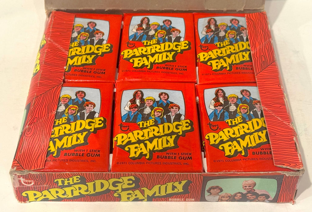 1971 The Partridge Family New Series Vintage Trading Card Wax Box Full 48 Packs