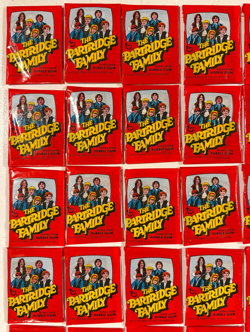 1971 The Partridge Family New Series Vintage Trading Card Wax Box Full 48 Packs - TvMovieCards.com
