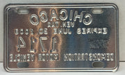 2006 Chicago Illinois Tax Tag Demonstration Motor Vehicle License Plate   - TvMovieCards.com