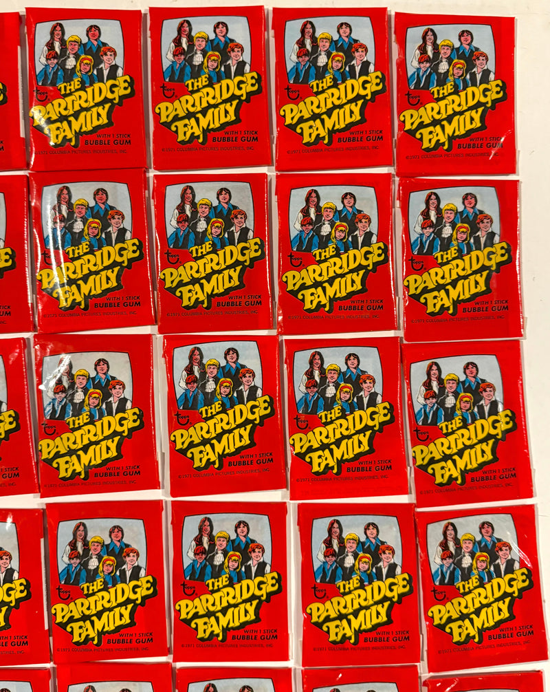 1971 The Partridge Family New Series Vintage Trading Card Wax Box Full 48 Packs - TvMovieCards.com