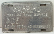 1997 Chicago Illinois Tax Tag Demonstration Motor Vehicle License Plate   - TvMovieCards.com
