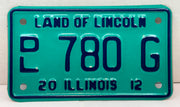 2012 Illinois Motorcycle Dealer Dealership License Plate DL 780G Harley Davidson   - TvMovieCards.com