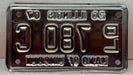 2007 Illinois Motorcycle Dealer Dealership License Plate DL 780C Harley Davidson   - TvMovieCards.com