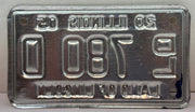 2005 Illinois Motorcycle Dealer Dealership License Plate DL 780D Harley Davidson   - TvMovieCards.com