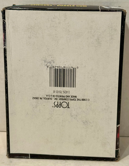 1988 Fright Flicks Vintage FULL 36 Pack Trading Card Wax Box Topps