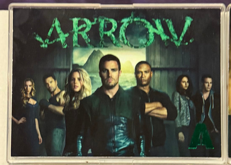 2015 Arrow Season 2 Green A Foil Stamp Parallel Base Chase Card Set 72 Cards