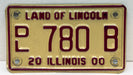 2000 Illinois Motorcycle Dealer Dealership License Plate DL 780B Harley Davidson   - TvMovieCards.com