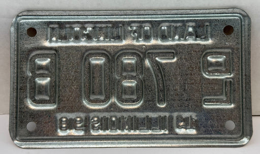 1998 Illinois Motorcycle Dealer Dealership License Plate DL 780B Harley Davidson   - TvMovieCards.com