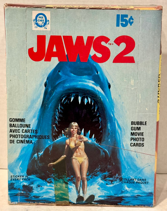 1978 O-Pee-Chee Jaws 2 The Movie Vintage FULL 36 CT Pack Trading Card Box Wax