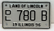 1996 Illinois Motorcycle Dealer Dealership License Plate DL 780B Harley Davidson   - TvMovieCards.com