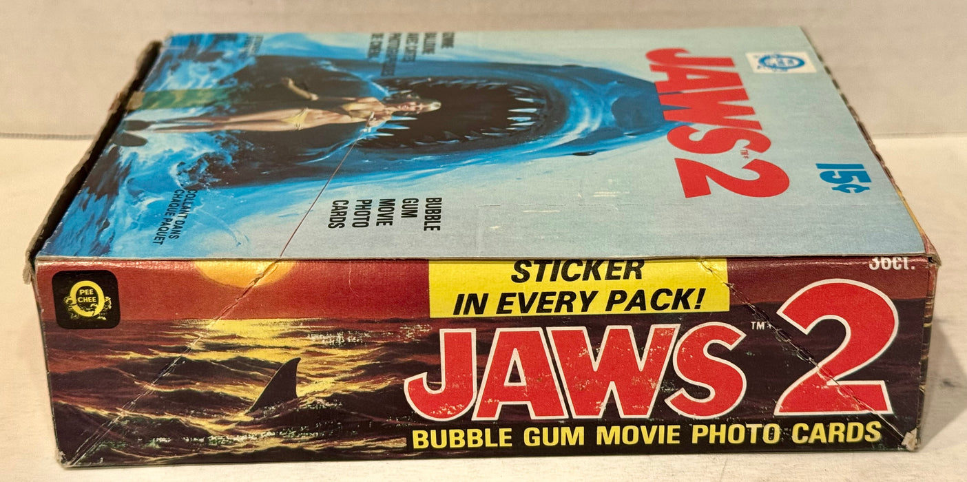 1978 O-Pee-Chee Jaws 2 The Movie Vintage FULL 36 CT Pack Trading Card Box Wax