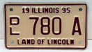 1995 Illinois Motorcycle Dealer Dealership License Plate DL 780A Harley Davidson   - TvMovieCards.com