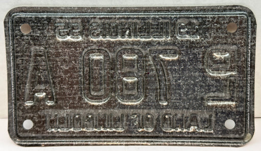 1995 Illinois Motorcycle Dealer Dealership License Plate DL 780A Harley Davidson   - TvMovieCards.com