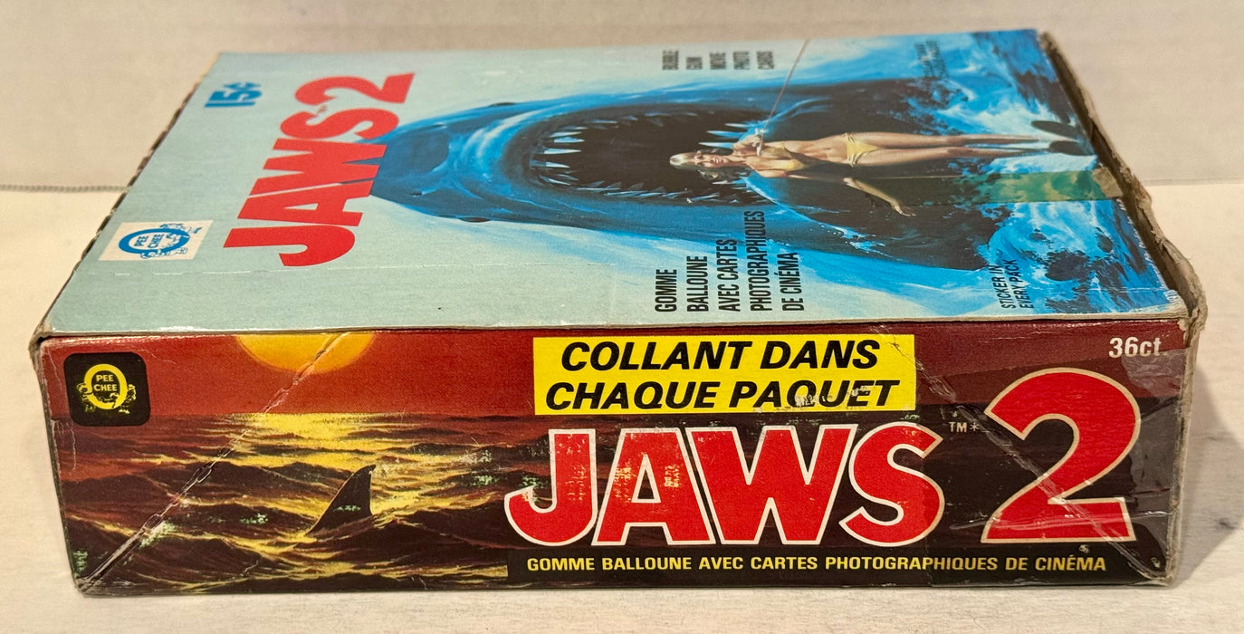 1978 O-Pee-Chee Jaws 2 The Movie Vintage FULL 36 CT Pack Trading Card Box Wax