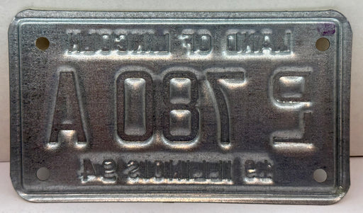 1994 Illinois Motorcycle Dealer Dealership License Plate DL 780A Harley Davidson   - TvMovieCards.com