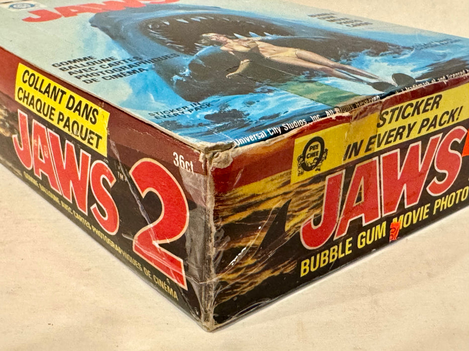 1978 O-Pee-Chee Jaws 2 The Movie Vintage FULL 36 CT Pack Trading Card Box Wax