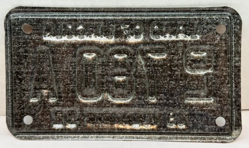 1992 Illinois Motorcycle Dealer Dealership License Plate DL 780A Harley Davidson   - TvMovieCards.com