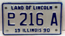 1990 Illinois Motorcycle Dealer Dealership License Plate DL 216A Harley Davidson   - TvMovieCards.com