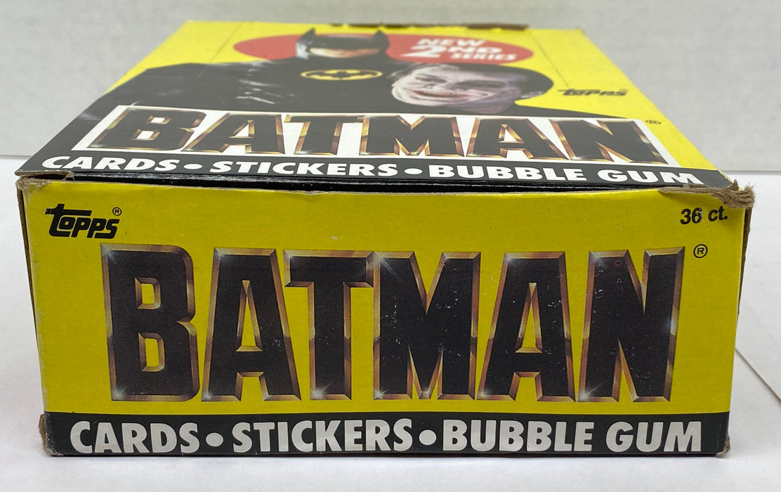 Batman Movie Series 2 Vintage Trading Wax Card Box 36 Packs Topps 1989   - TvMovieCards.com