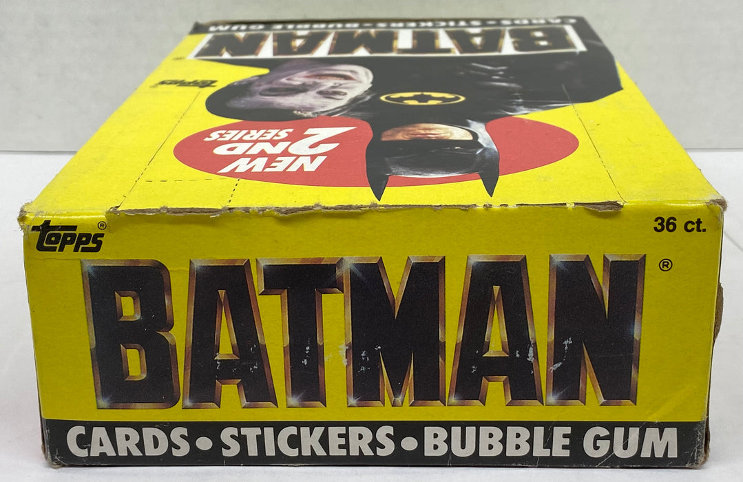 Batman Movie Series 2 Vintage Trading Wax Card Box 36 Packs Topps 1989   - TvMovieCards.com
