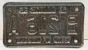 1989 Illinois Motorcycle Dealer Dealership License Plate DL 216A Harley Davidson   - TvMovieCards.com