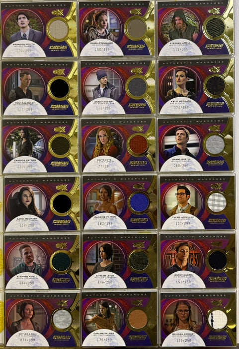 2022 CZX Crisis on Infinite Earths Relic Wardrobe Costume Trading Card Lot of 18   - TvMovieCards.com