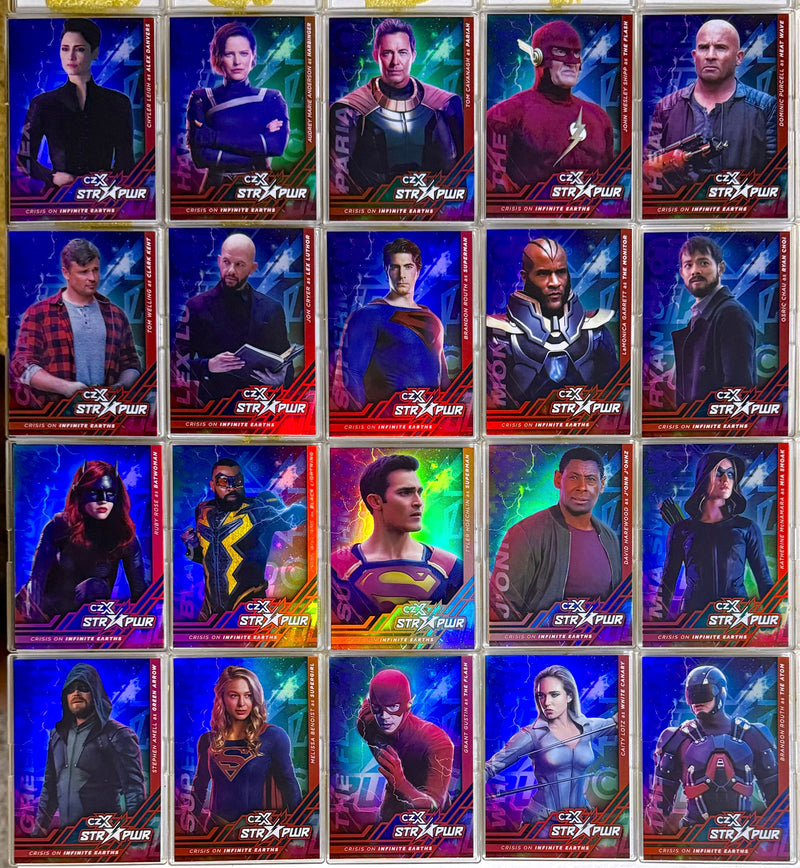 Str Red Card 2022 CZX Crisis on Infinite Earths Red STR PWR Complete Trading Card S ...