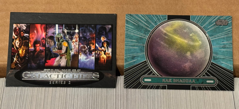 Star Wars Galactic Files Series 2 Complete Trading Card Base Set #351-699 - TvMovieCards.com