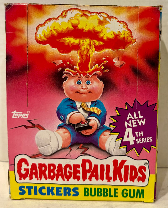 Garbage Pail Kids GPK 4th Series Sticker Card Wax Box 48 Sealed Packs FULL