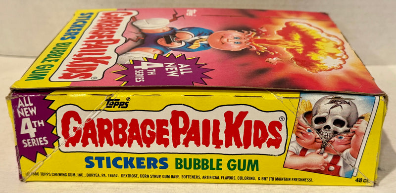 Garbage Pail Kids GPK 4th Series Sticker Card Wax Box 48 Sealed Packs FULL - TvMovieCards.com