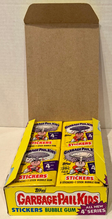 Garbage Pail Kids GPK 4th Series Sticker Card Wax Box 48 Sealed Packs FULL