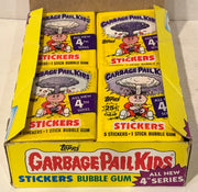 Garbage Pail Kids GPK 4th Series Sticker Card Wax Box 48 Sealed Packs FULL - TvMovieCards.com