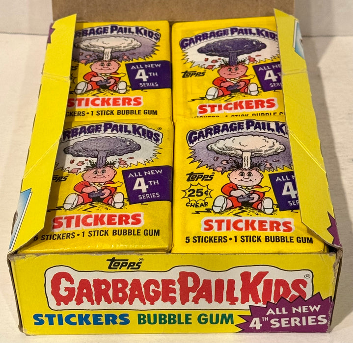 Garbage Pail Kids GPK 4th Series Sticker Card Wax Box 48 Sealed Packs FULL