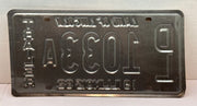 1992 Illinois Dealer Dealership License Plate DL 1033A Trailer   - TvMovieCards.com
